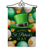 Lucky Hat - St Patrick Spring Vertical Impressions Decorative Flags HG190052 Made In USA