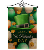 Lucky Hat - St Patrick Spring Vertical Impressions Decorative Flags HG190052 Made In USA