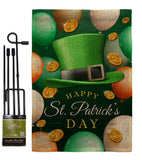 Lucky Hat - St Patrick Spring Vertical Impressions Decorative Flags HG190052 Made In USA