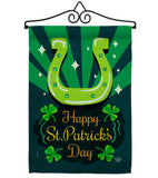 Lucky St Patrick's - St Patrick Spring Vertical Impressions Decorative Flags HG190053 Made In USA