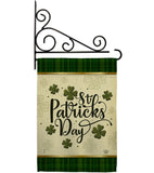 Tartan St Patricks - St Patrick Spring Vertical Impressions Decorative Flags HG190064 Made In USA