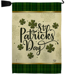 Tartan St Patricks - St Patrick Spring Vertical Impressions Decorative Flags HG190064 Made In USA