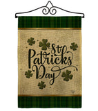 Tartan St Patricks - St Patrick Spring Vertical Impressions Decorative Flags HG190064 Made In USA