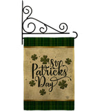 Tartan St Patricks - St Patrick Spring Vertical Impressions Decorative Flags HG190064 Made In USA