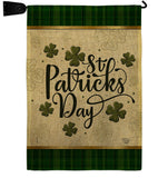 Tartan St Patricks - St Patrick Spring Vertical Impressions Decorative Flags HG190064 Made In USA