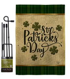 Tartan St Patricks - St Patrick Spring Vertical Impressions Decorative Flags HG190064 Made In USA