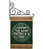 Happy St. Patrick's Day - St Patrick Spring Vertical Impressions Decorative Flags HG191084 Made In USA