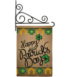 Happy Saint Patrick's Day - St Patrick Spring Vertical Impressions Decorative Flags HG191090 Made In USA