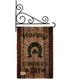 Lucky St. Patrick's Day - St Patrick Spring Vertical Impressions Decorative Flags HG191092 Made In USA