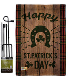 Lucky St. Patrick's Day - St Patrick Spring Vertical Impressions Decorative Flags HG191092 Made In USA