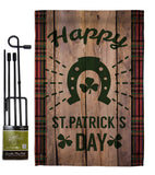 Lucky St. Patrick's Day - St Patrick Spring Vertical Impressions Decorative Flags HG191092 Made In USA