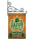 Good Luck St. Patrick's Day - St Patrick Spring Vertical Impressions Decorative Flags HG191098 Made In USA