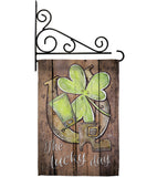 St. Pat's The Lucky Day - St Patrick Spring Vertical Impressions Decorative Flags HG192017 Made In USA