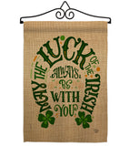 Luck Always With You - St Patrick Spring Vertical Impressions Decorative Flags HG192301 Made In USA