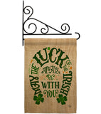 Luck Always With You - St Patrick Spring Vertical Impressions Decorative Flags HG192301 Made In USA