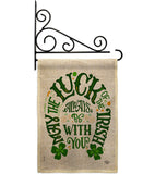 Luck Always With You - St Patrick Spring Vertical Impressions Decorative Flags HG192301 Made In USA