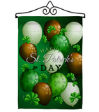 St. Pat's Balloons - St Patrick Spring Vertical Impressions Decorative Flags HG192416 Made In USA