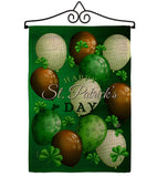 St. Pat's Balloons - St Patrick Spring Vertical Impressions Decorative Flags HG192416 Made In USA