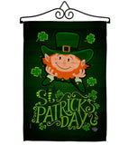 Lucky Leprechaun - St Patrick Spring Vertical Impressions Decorative Flags HG192417 Made In USA