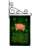 Lucky Leprechaun - St Patrick Spring Vertical Impressions Decorative Flags HG192417 Made In USA