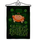 Lucky Leprechaun - St Patrick Spring Vertical Impressions Decorative Flags HG192417 Made In USA