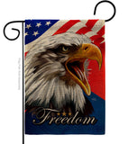 Our Freedom - Patriotic Americana Vertical Impressions Decorative Flags HG120252 Made In USA