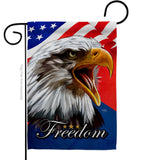 Our Freedom - Patriotic Americana Vertical Impressions Decorative Flags HG120252 Made In USA