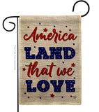 Land We Love - Patriotic Americana Vertical Impressions Decorative Flags HG190150 Made In USA