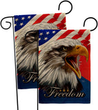 Our Freedom - Patriotic Americana Vertical Impressions Decorative Flags HG120252 Made In USA