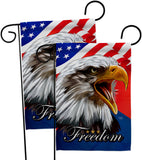 Our Freedom - Patriotic Americana Vertical Impressions Decorative Flags HG120252 Made In USA