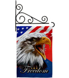 Our Freedom - Patriotic Americana Vertical Impressions Decorative Flags HG120252 Made In USA