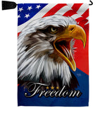 Our Freedom - Patriotic Americana Vertical Impressions Decorative Flags HG120252 Made In USA