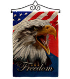 Our Freedom - Patriotic Americana Vertical Impressions Decorative Flags HG120252 Made In USA