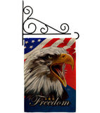 Our Freedom - Patriotic Americana Vertical Impressions Decorative Flags HG120252 Made In USA