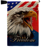 Our Freedom - Patriotic Americana Vertical Impressions Decorative Flags HG120252 Made In USA