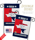 Texas Lone Star State - States Americana Vertical Impressions Decorative Flags HG108021 Made In USA