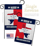 Texas Lone Star State - States Americana Vertical Impressions Decorative Flags HG108021 Made In USA