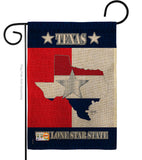 Texas Lone Star State - States Americana Vertical Impressions Decorative Flags HG108021 Made In USA