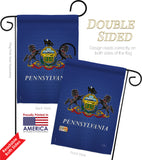 Pennsylvania - States Americana Vertical Impressions Decorative Flags HG108081 Made In USA