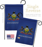 Pennsylvania - States Americana Vertical Impressions Decorative Flags HG108081 Made In USA