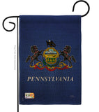 Pennsylvania - States Americana Vertical Impressions Decorative Flags HG108081 Made In USA