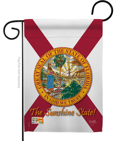 Florida - States Americana Vertical Impressions Decorative Flags HG108082 Made In USA