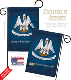 Louisiana - States Americana Vertical Impressions Decorative Flags HG108083 Made In USA