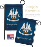 Louisiana - States Americana Vertical Impressions Decorative Flags HG108083 Made In USA