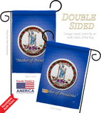 Virginia - States Americana Vertical Impressions Decorative Flags HG108088 Made In USA