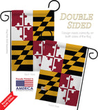 Maryland - States Americana Vertical Impressions Decorative Flags HG108102 Made In USA