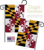 Maryland - States Americana Vertical Impressions Decorative Flags HG108102 Made In USA