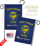 Oregon - States Americana Vertical Impressions Decorative Flags HG108109 Made In USA