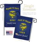 Oregon - States Americana Vertical Impressions Decorative Flags HG108109 Made In USA