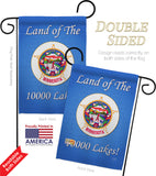 Minnesota - States Americana Vertical Impressions Decorative Flags HG108110 Made In USA